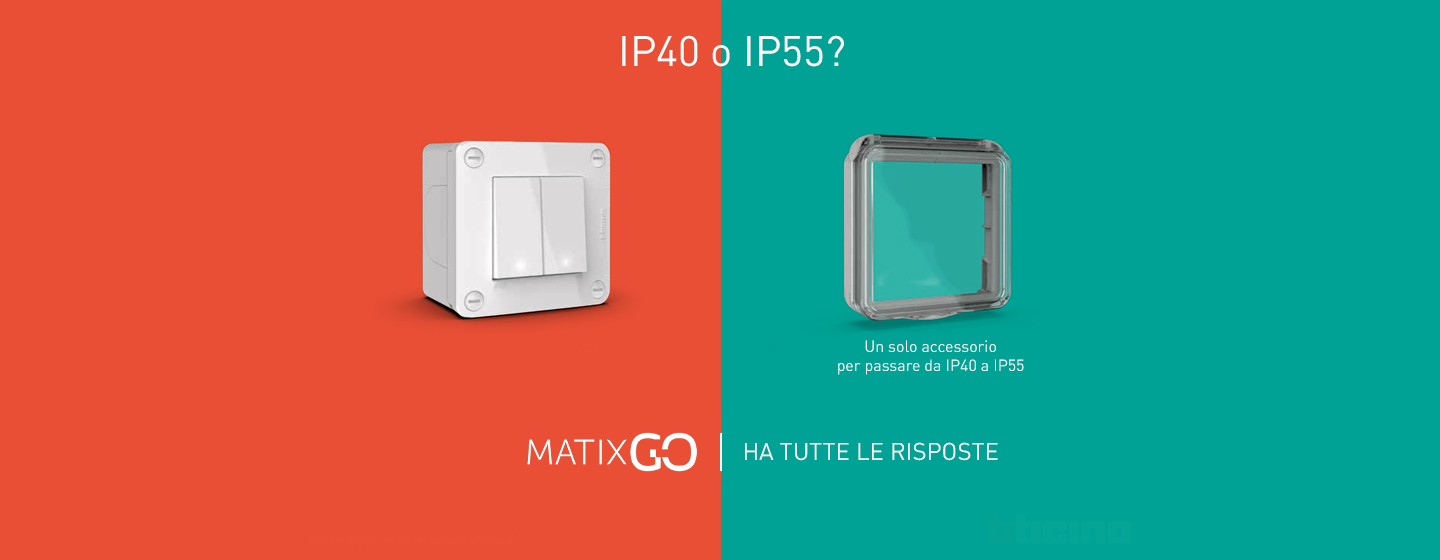 MatixGO IP40 o IP55?
