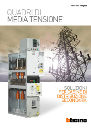 Catalogo Quadri di media tensione per cabine di distribuzione secondaria