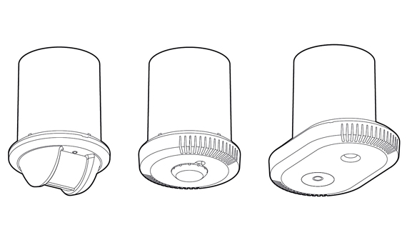 Installazione a soffitto superficiale
