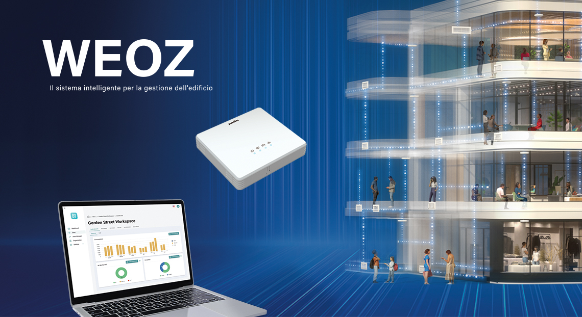 WEOZ Il sistema intelligente per la gestione dell’edificio