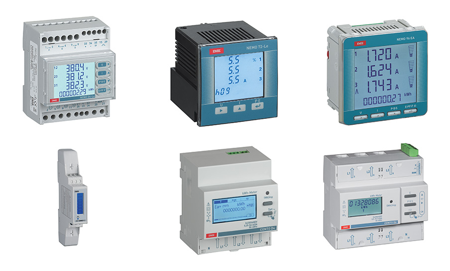 Sei strumenti multifunzione NEMO con vari display e comandi, su sfondo bianco.