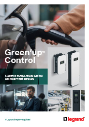 Copertina catalogo stazioni di ricarica GREEN UP HOME