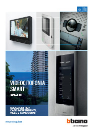 Copertina catalogo videocitofonia smart