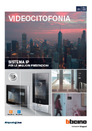 Copertina catalogo videocitofonia IP
