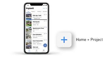NUOVE FUNZIONALITA’ PER L’APP HOME+PROJECT