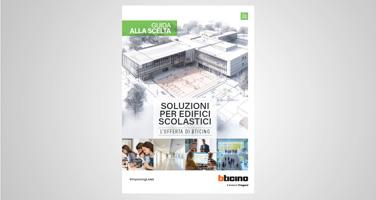 Copertina guida alla scelta soluzioni per edifici scolastici
