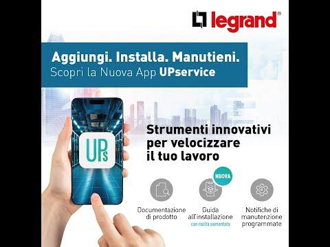 Preview image for the video "La nuova app Legrand UPService".