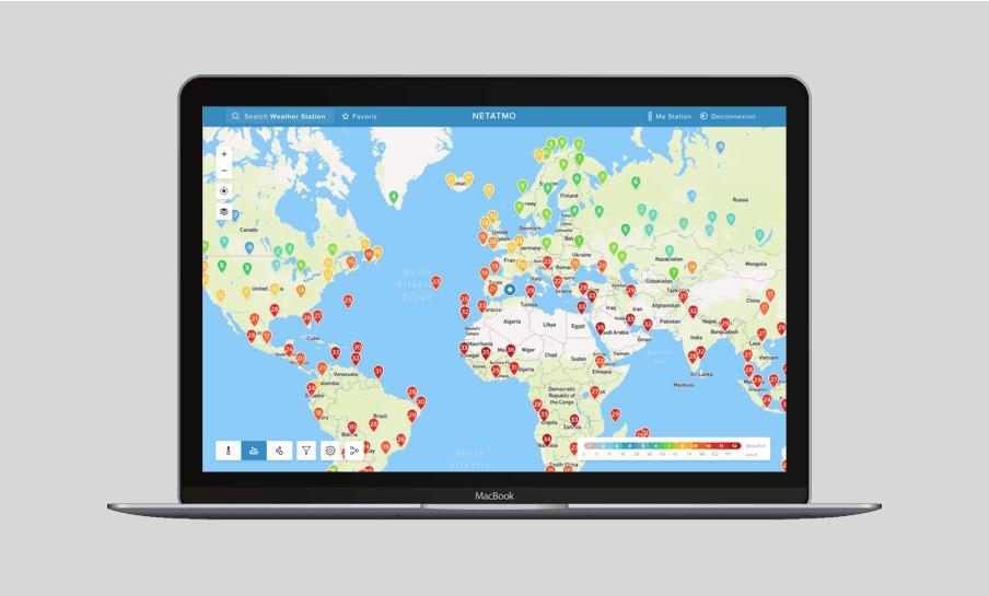 Weathermap Netatmo
