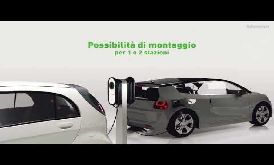 Preview image for the video "BTicino presenta : stazioni di ricarica domestica per veicoli elettrici Green Up One".
