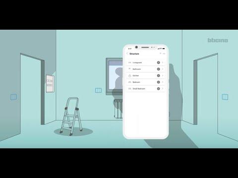 Preview image for the video "BTicino professional: configurazione impianto MyHOME in cantiere con l' App Home + Project".