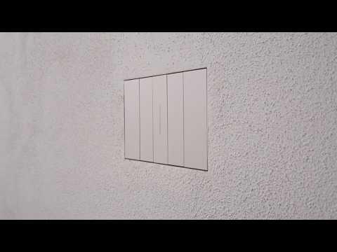 Preview image for the embedded video for gallery "Installazione filomuro: punto luce Living Now - parete muratura".